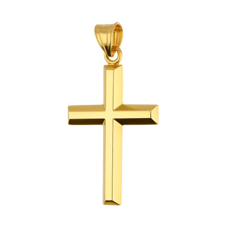 Krzyżyk złoty gładki próba 585