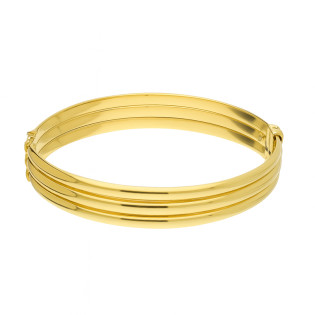 Bransoleta pozłacana bangla potrójna