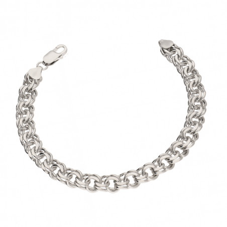 Bransoleta srebrna garibaldi