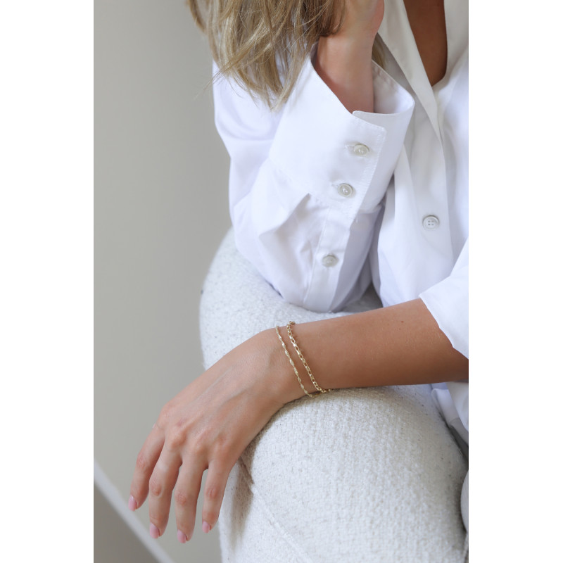 Bransoleta złota skrętka próba 585