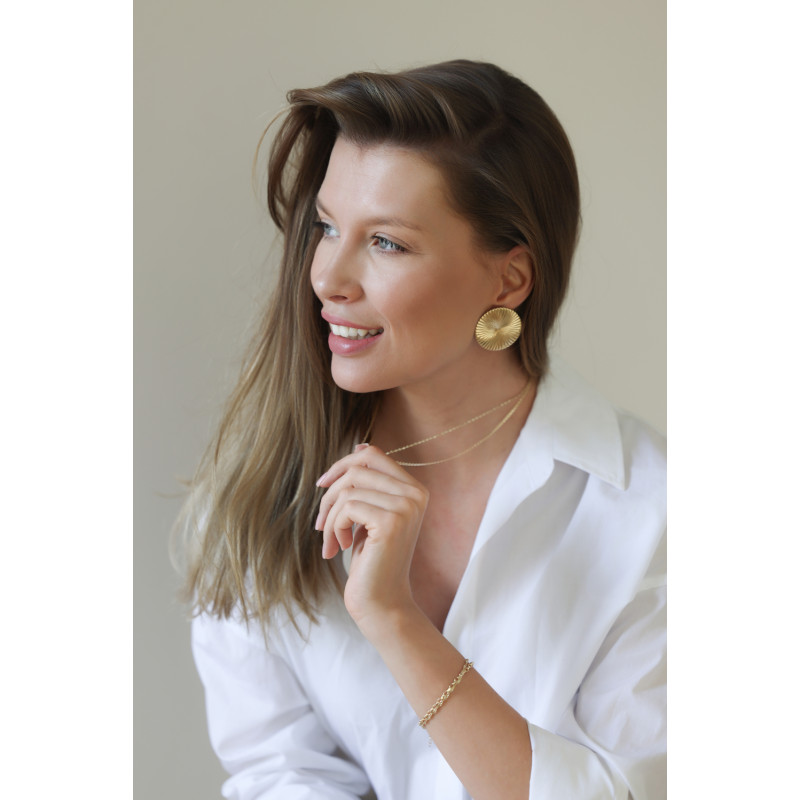 Łańcuszek złoty skrętka próba 585