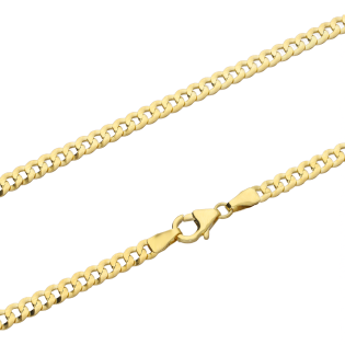 Łańcuszek złoty pancer 3 mm