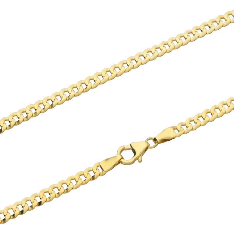 Łańcuszek złoty pancer 3 mm