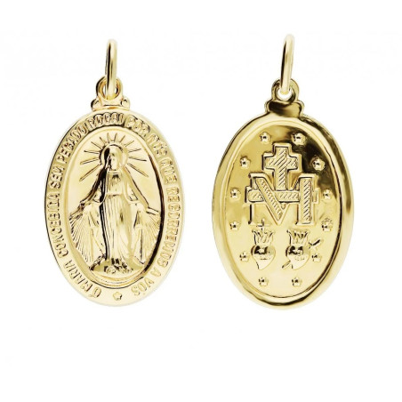 Medalik złoty Matka Boska Niepokalana