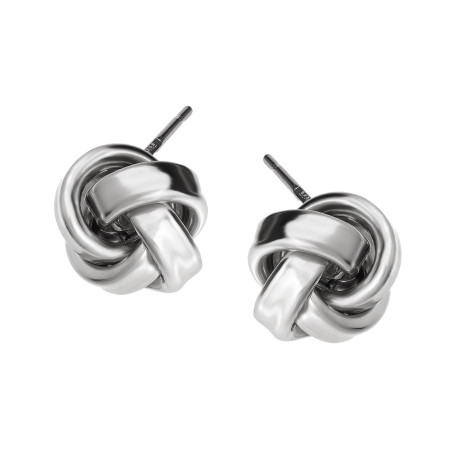 Kolczyki srebrne motek