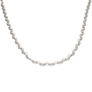 Naszyjnik srebrny z łezkami