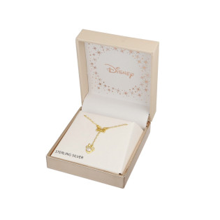 Naszyjnik srebrny Disney Minnie z cyrkoniami w kolorze Aurora Borealis