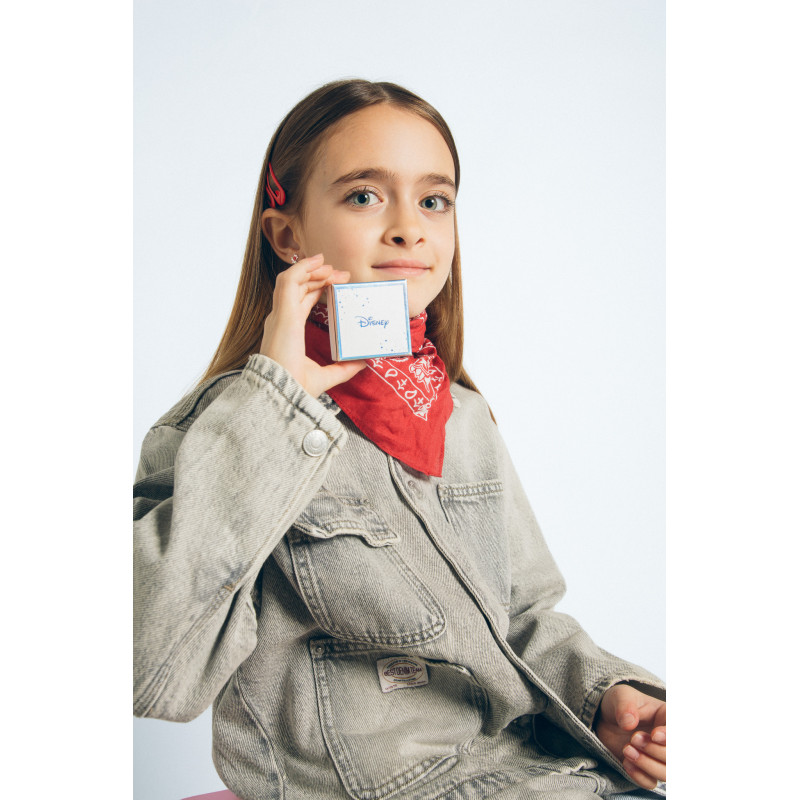 Kolczyki srebrne Disney myszka Minnie emalia różowa