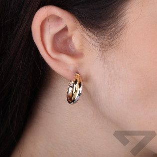 Kolczyki koła 18 mm ze srebra 925