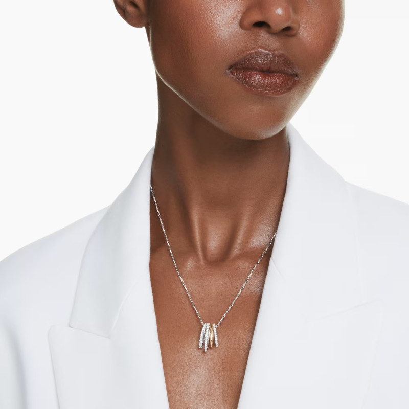 Wisiorek Swarovski Hyperbola Biały - JubilerSezam.pl