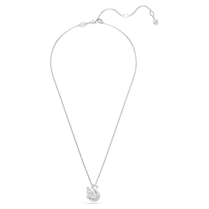 Naszyjnik Swarovski Swan szlify różnorodne, łabędź, biały