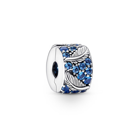 Klips Pandora pavé Dryfujące pióro 792552C01