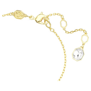 Bransoletka Swarovski Idyllia szlify różnorodne, kwiat, różnokolorowa, powłoka w odcieniu złota