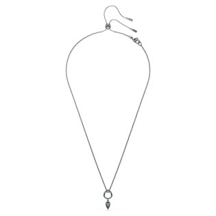 Naszyjnik Mesmera Szlify różnorodne, szary, powłoka z rutenu