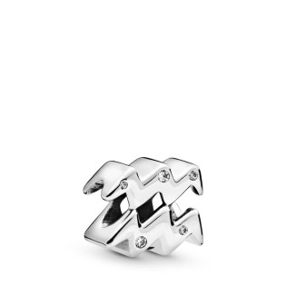 Charms Pandora Zodiak Lśniący Wodnik 798415C01