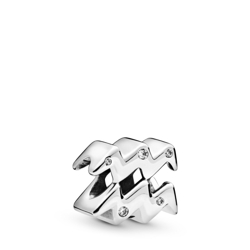 Charms Pandora Zodiak Lśniący Wodnik 798415C01