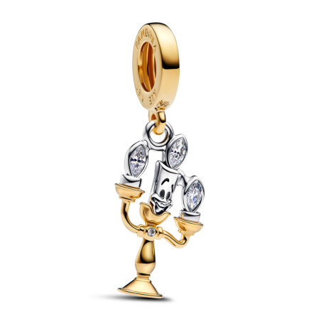 Charms-zawieszka Pandora Disney Piękna i Bestia Płomyk 763985C01