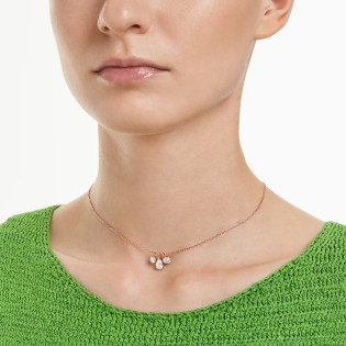 Naszyjnik Swarovski Mesmera powłoka w odcieniu różowego złota