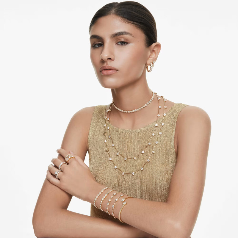 Komplet Swarovski naszyjnik Imber, możliwość rozdzielenia na naszyjnik i bransoletę