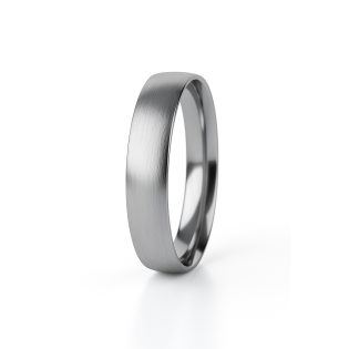 Obrączka półokrągła 4mm Tantal