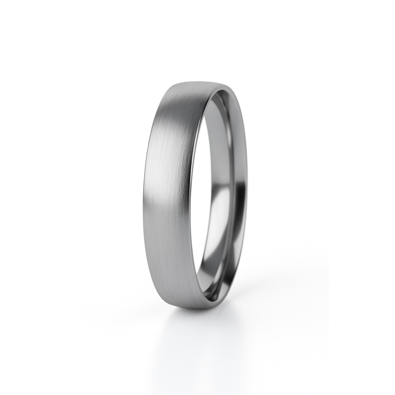 Obrączka półokrągła 4mm Tantal