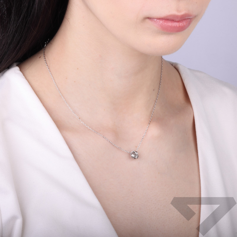 Naszyjnik motek blask rurka 3r/anker M3 M3-106 3r ROD Ag 925