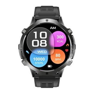 Smartwatch Rubicon czarny SMARUB091