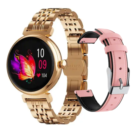 Smartwatch Rubicon różowe złoto SMARUB280