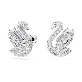 Kolczyki Swarovski zapinane na sztyft Swan ze stali