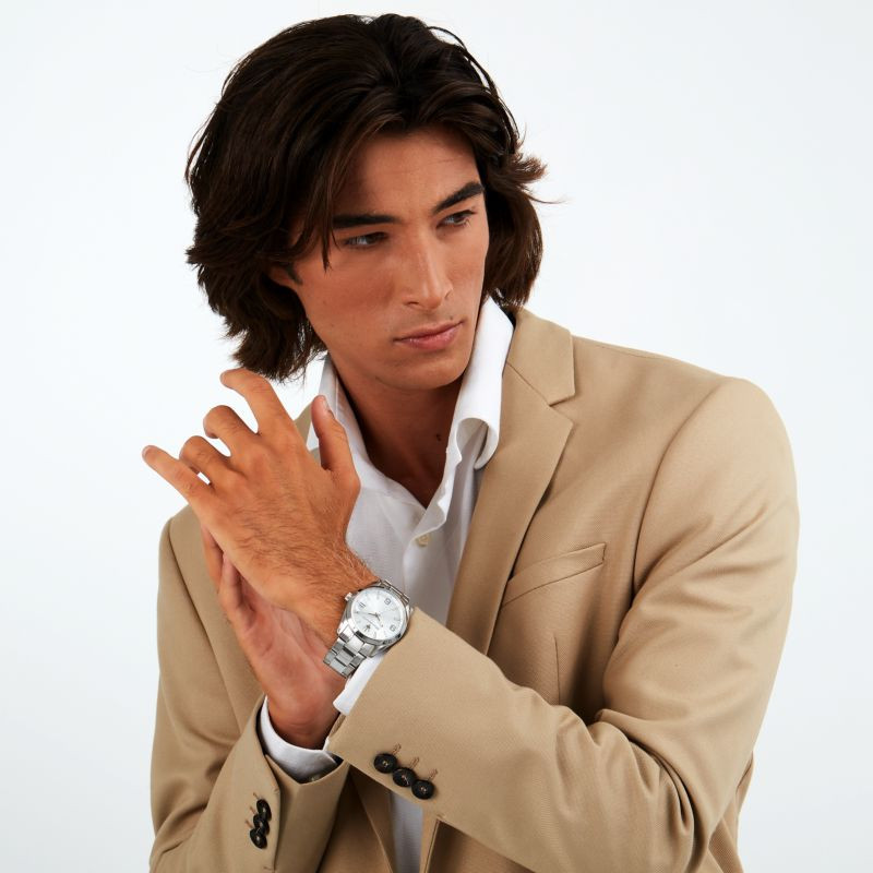 Zegarek męski Maserati Atrazione Silver Dial R8853151014