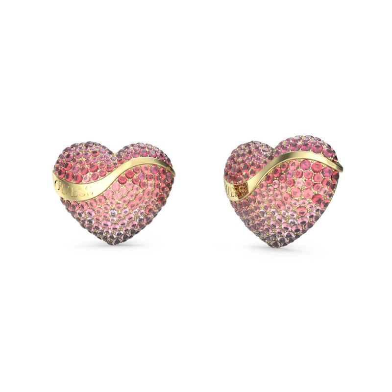 Kolczyki serca Guess In My Heart JUBE04486JWYGRD