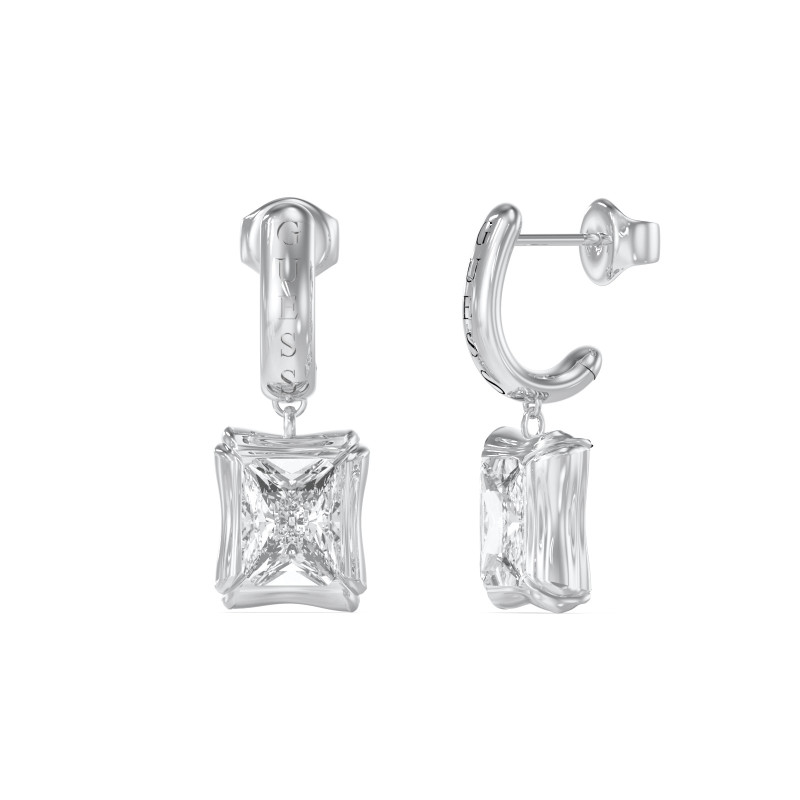 Kolczyki damskie Guess Bamboo JUBE05172JWRH