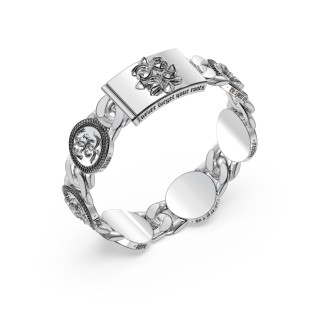 Bransoleta męska Guess Quattro G Coin JUMB05055JWAS