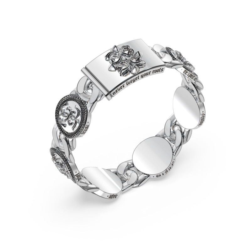Bransoleta męska Guess Quattro G Coin JUMB05055JWAS