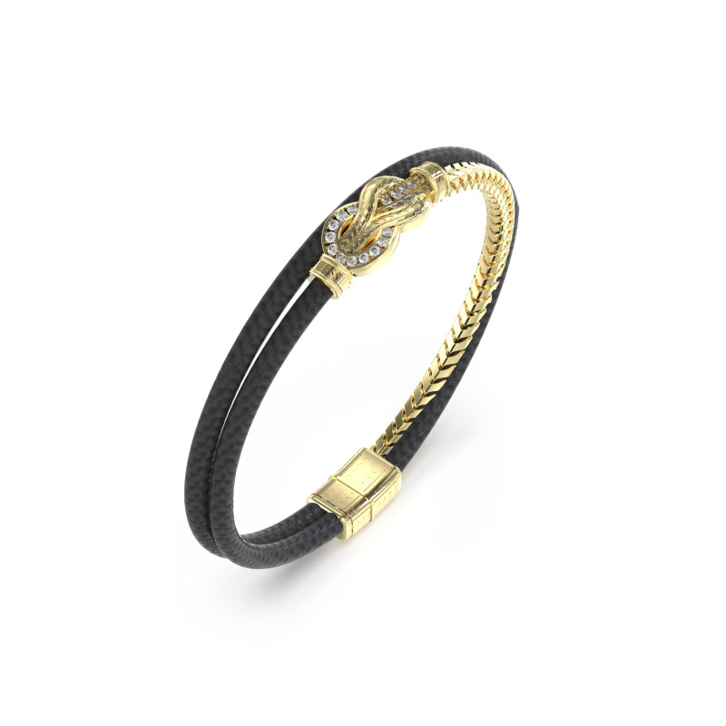 Bransoleta męska Guess JUMB05029JWYGBK