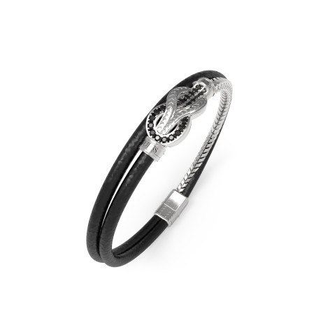 Bransoleta męska Guess JUMB05029JWSTBK