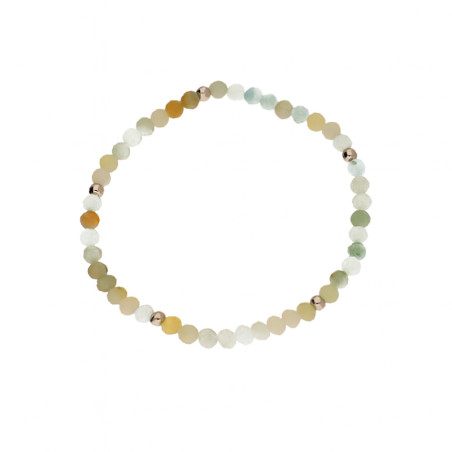 Bransoletka elastyczna z kulkami z Amazonitu