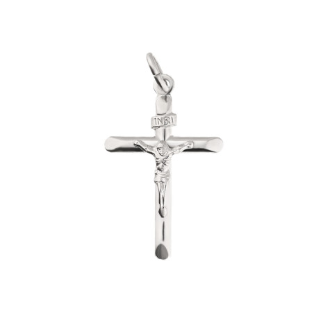 Srebrny krzyżyk z Panem Jezusem - JubilerSezam.pl