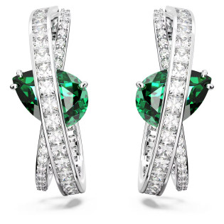 Kolczyki Swarovski kreole Hyperbola ze stali