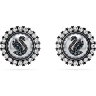 Kolczyki Swarovski Swan z perłą 5680848 | Jubiler Sezam