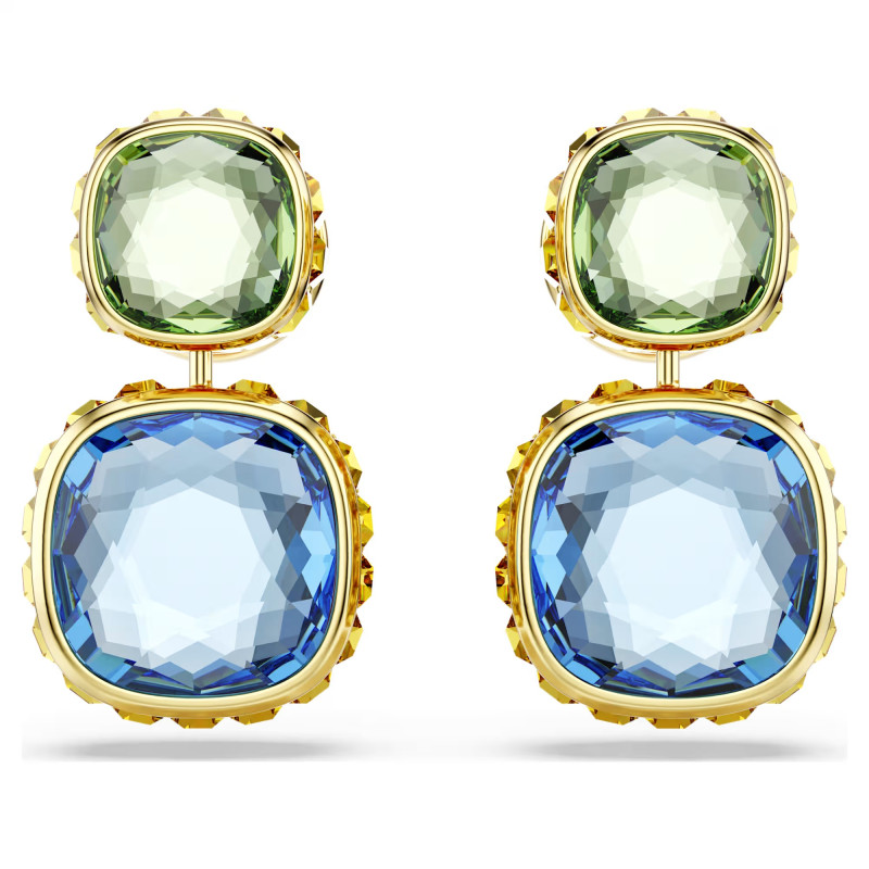 Długie kolczyki Swarovski Chroma ze stali