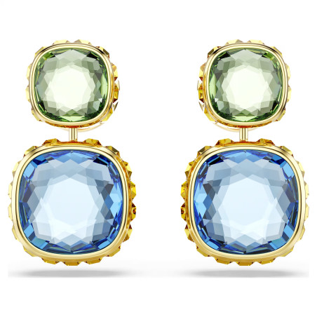 Długie kolczyki Swarovski Chroma ze stali