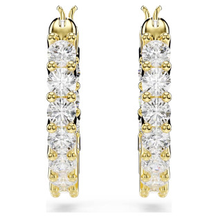 Kolczyki Swarovski kreole Matrix Vittore ze stali