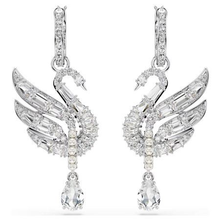 Kolczyki Swarovski Swan ze stali