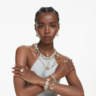 Długie kolczyki Swarovski Chroma ze stali