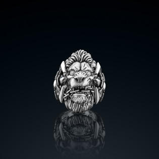 Sygnet męski BREAKBOYZ Monster Lionborn ze srebra 925