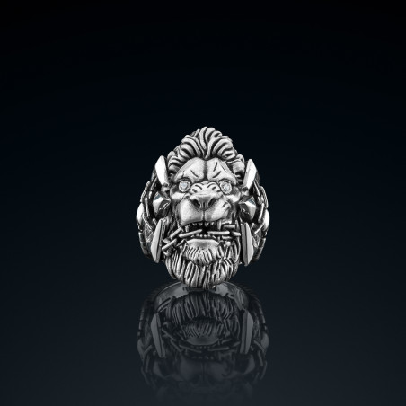 Sygnet męski BREAKBOYZ Monster Lionborn ze srebra 925