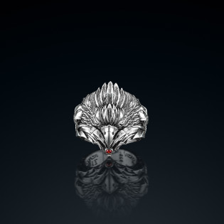 Sygnet męski BREAKBOYZ Monster series Ironflight srebro 925