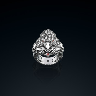 Sygnet męski BREAKBOYZ Monster series Ironflight srebro 925