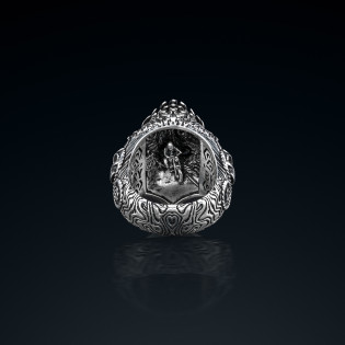 Sygnet męski BREAKBOYZ Monster series Ironflight srebro 925